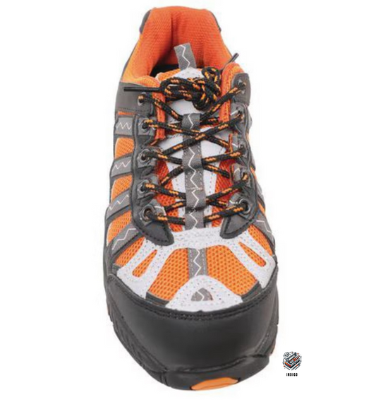 Chaussures de sécurité sport S1 P SRA noir/orange - INDIGO